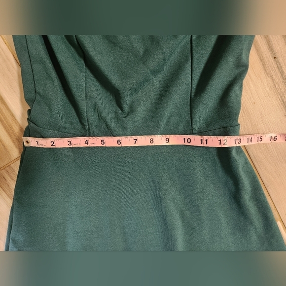 Lulus Season Of Fun Green Skate Dress Size Medium - Picture 5 of 6